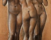 The Three Graces - 爱德华·科莱·伯恩·琼斯